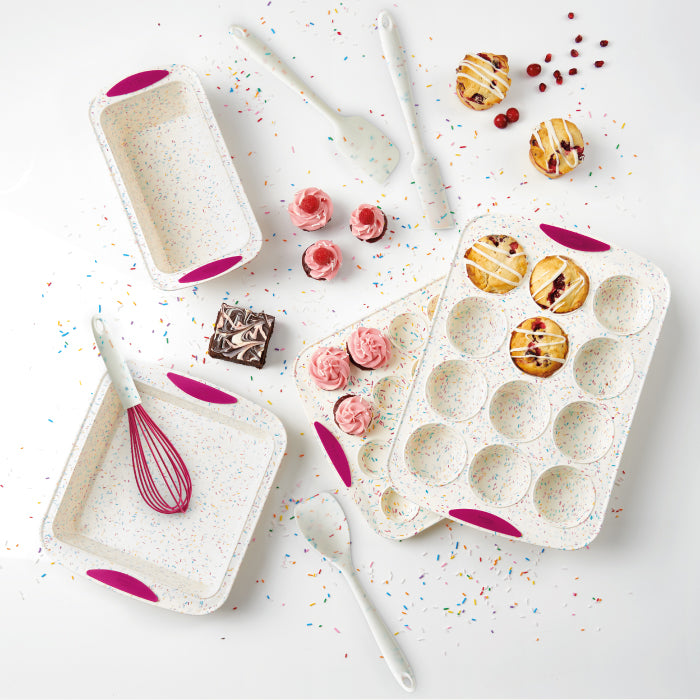 Molde Trudeau Confetti Fuchsia Cake 20 x 20cm