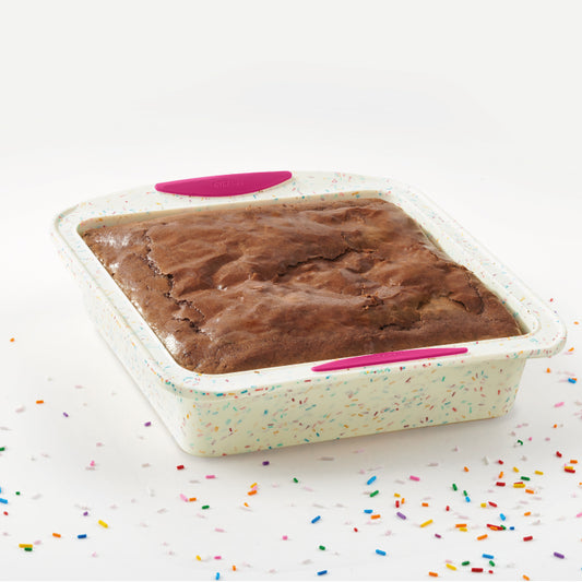 Molde Trudeau Confetti Fuchsia Cake 20 x 20cm