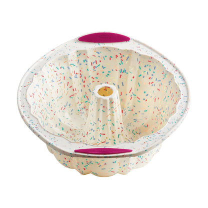 Molde Confetti Fuchsia Cake 10 Tazas TRUDEAU