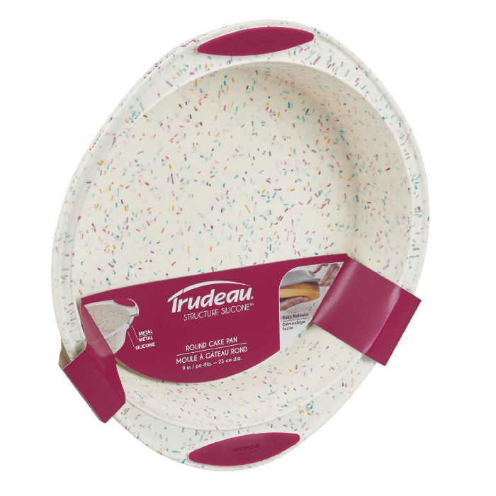 Molde Confetti Fuchsia Cake 23cm TRUDEAU
