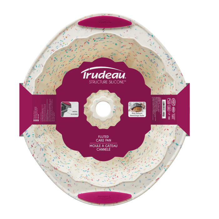Molde Confetti Fuchsia Cake 10 Tazas TRUDEAU