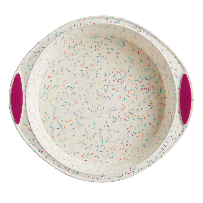 Molde Confetti Fuchsia Cake 23cm TRUDEAU