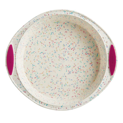 Molde Confetti Fuchsia Cake 23cm TRUDEAU