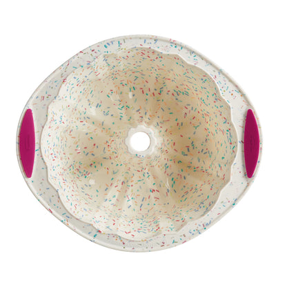 Molde Confetti Fuchsia Cake 10 Tazas TRUDEAU