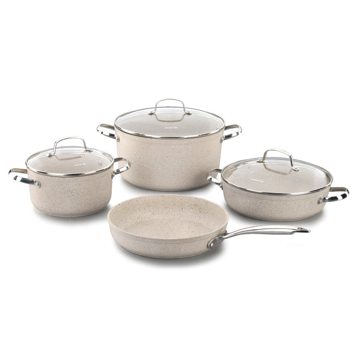 Juego de Ollas 7 Piezas Granita Beige A1272 KORKMAZ