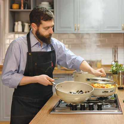 Sarten Wok 28x8.5cm Granita A1267 KORKMAZ