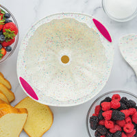 Molde Confetti Fuchsia Cake 10 Tazas TRUDEAU