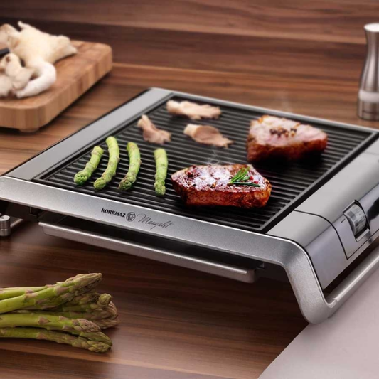 Grill Electrico BBQ Black Granite A333-02 KORKMAZ